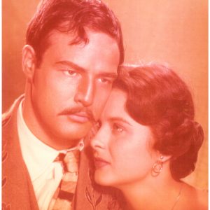 Marlon Brando and Jean Peters